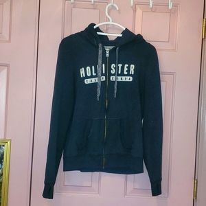 Hollister Navy Blue Jacket L